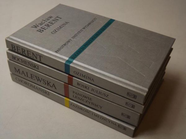Berent Wacław, Bocheński Jacek, Malewska Hanna,   - Ozimina, Boski Juliusz, Panowie Leszczyńscy, Zazdrość i medycyna