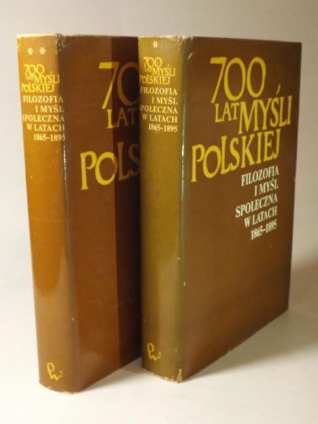 Hochfeldowa Anna  - Filozofia i myśl społeczna w latach 1865-1895, część 1 i 2
