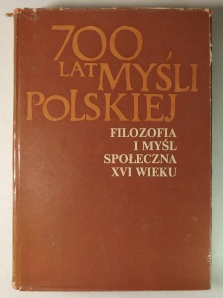 Filozofia i myśl społeczna XVI wieku