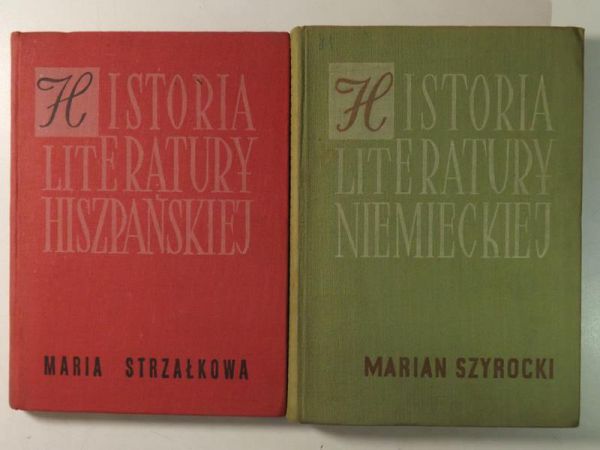 n  - Historia literatury hiszpańskiej, niemieckiej