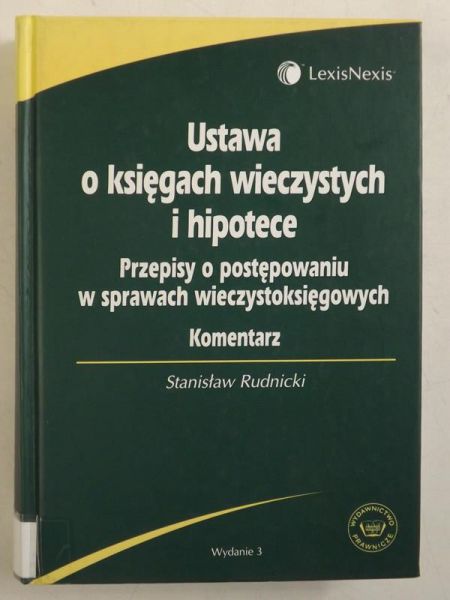 Ustawa o księgach wieczystych i hipotece