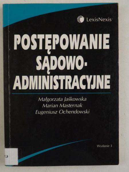 Postępowanie sądowoadministracyjne