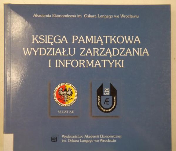 Księga pamiątkowa Wydziału Zarządzania i Informatyki