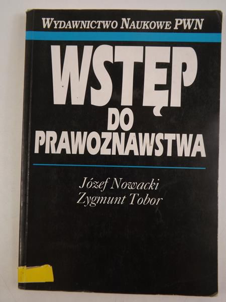 Nowacki Józef - Wstęp do prawoznawstwa