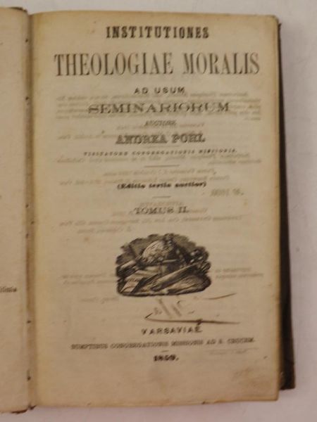 Institutiones Theologiae Moralis, Tomus II, 1859 r.