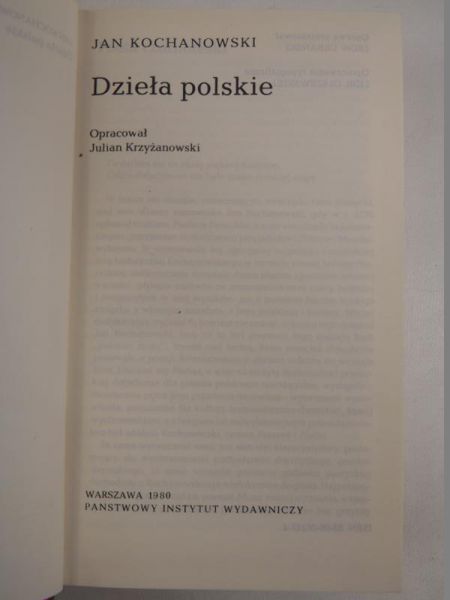 Dzieła polskie