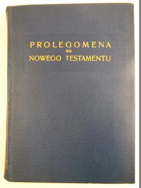 Prolegomena do Nowego Testamentu