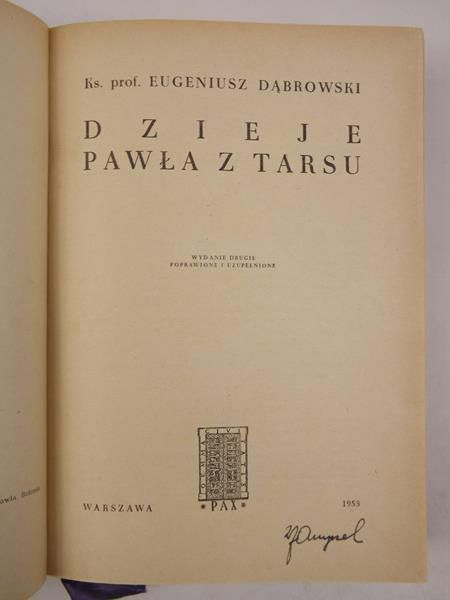 Dzieje Pawła z Tarsu