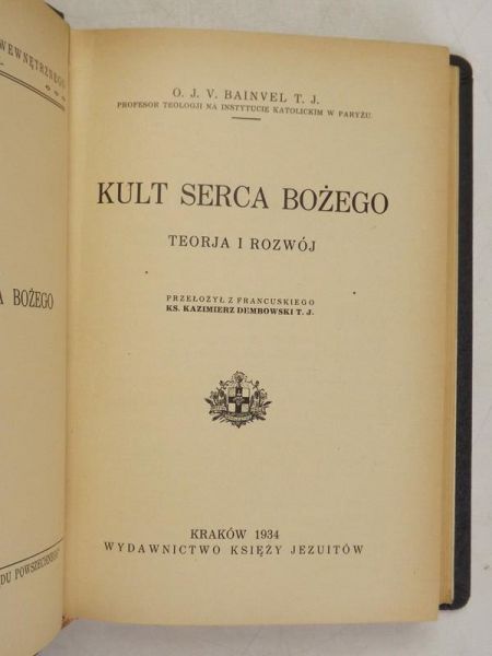 Kult Serca Bożego, 1934 r.