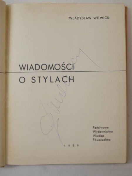 Wiadomości o stylach