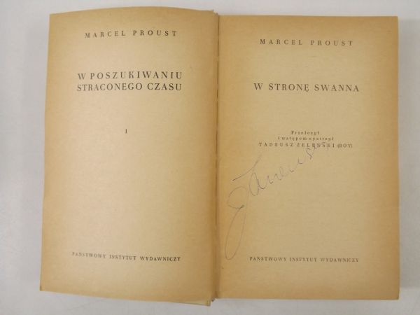 W poszukiwaniu straconego czasu Tom I W stronę Sawanny