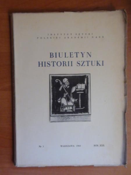 Biuletyn Historii Sztuki nr 3/1968