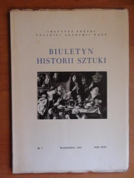 Lorenz S. (red.) -  Biuletyn Historii Sztuki nr 3/1969
