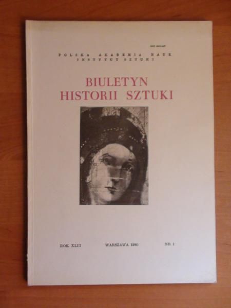 Lorenz S. (red.) -  Biuletyn Historii Sztuki nr 1/1980