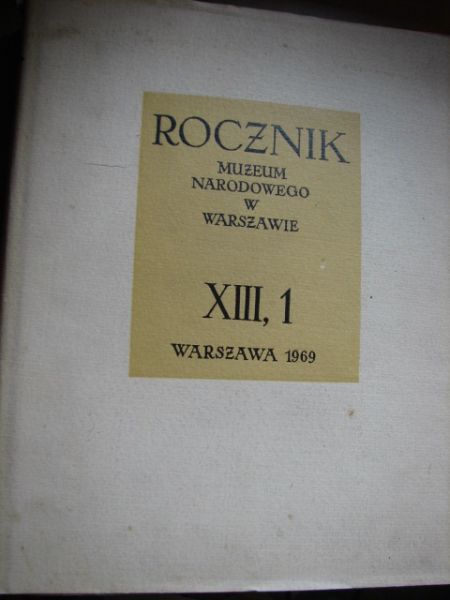Rocznik XIII, 1
