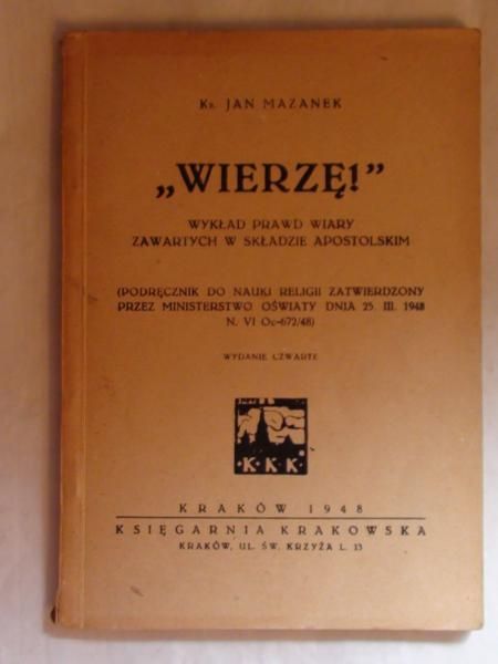 Mazanek Jan - Wierzę