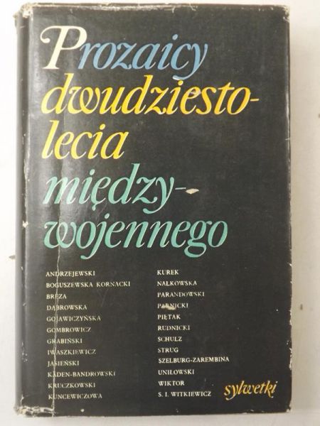 Prozaicy dwudziestolecia międzywojennego