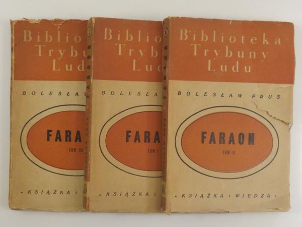 Prus Bolesław - Faraon, tom 1-3, 1949 r.