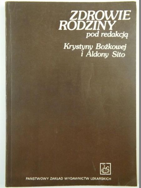 Bożkowa Krystyna  - Zdrowie rodziny
