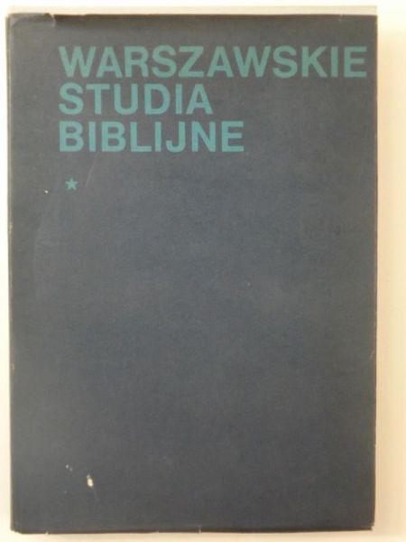 Frankowski Janusz,    - Warszawskie studia biblijne