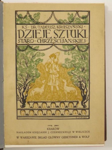 Dzieje sztuki starochrześcijańskiej, 1914 r.