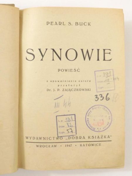 Synowie, 1947 r.