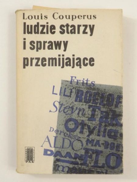 Couperus Louis - Ludzie starzy i sprawy przemijające