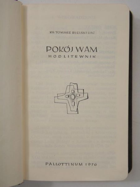 Bielski Tomasz (red.) - Pokój Wam. Modlitewnik