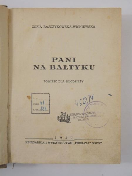 Pani na Bałtyku, 1950 r.