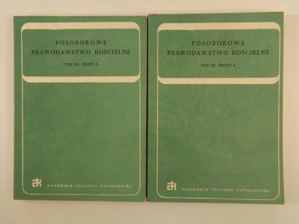 Posoborowe prawodawstwo kościelne, Tom XII, Zeszyt 3,4