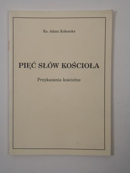 Pięć słów kościoła
