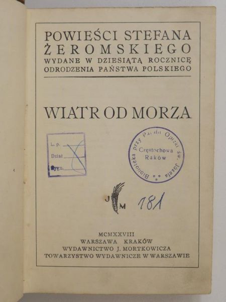 Wiatr od morza, 1928 r.