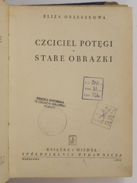 Czciciel potęgi. Stare obrazki