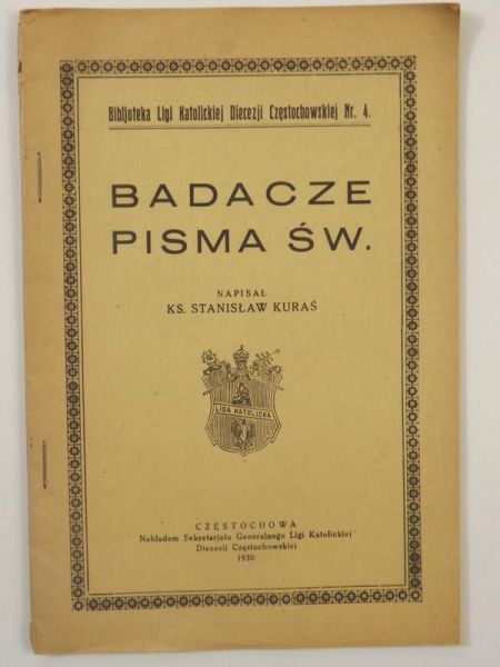 Badacze Pisma Świętego, 1930 r.