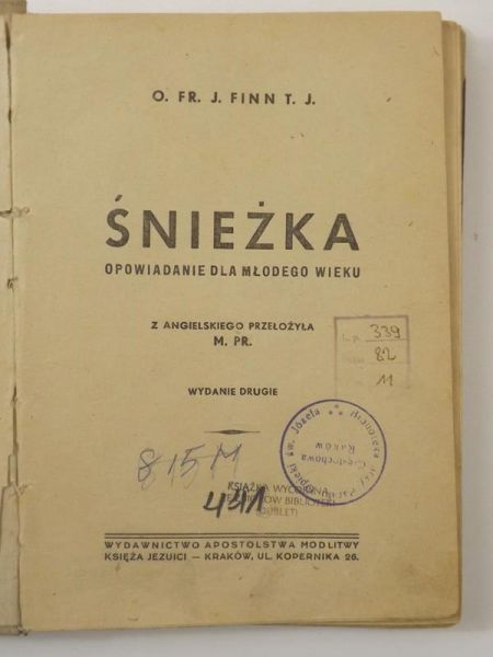 Finn Francis James - Śnieżka, 1931 r.