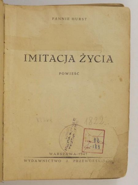 Fannie - Imitacja życia, 1947 r.