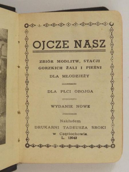 Ojcze Nasz, 1930 r.