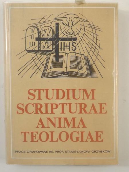 Studium Scripturae Anima Teologiae