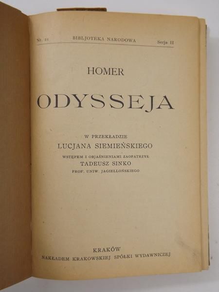 Odysseja, 1924 r.