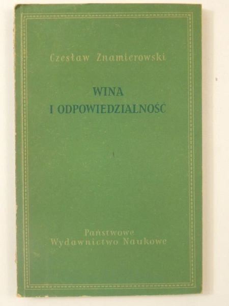 Wina i odpowiedzialność