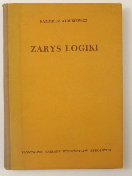 Ajdukiewicz Kazimierz - Zarys logiki