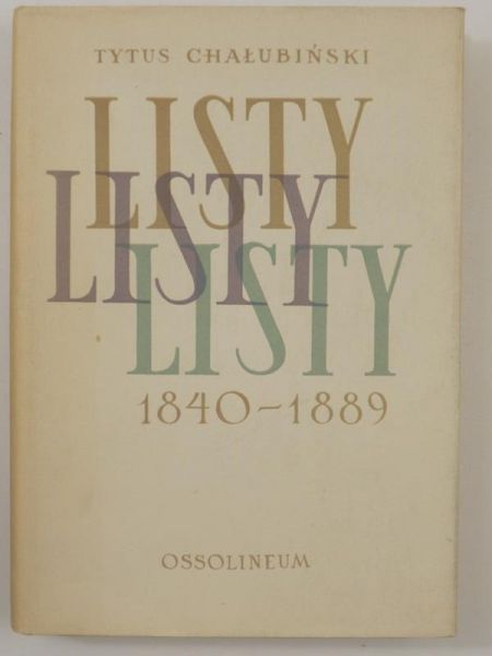 Listy (1840-1889)