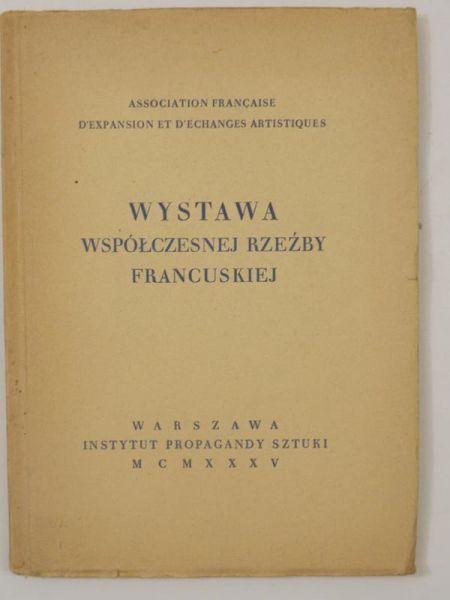 Wystawa współczesnej rzeźby francuskiej, 1935