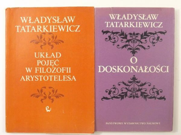 O doskonałości / Układ pojęć w filozofii Arystotelesa