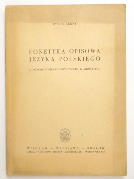 Fonetyka opisowa języka polskiego
