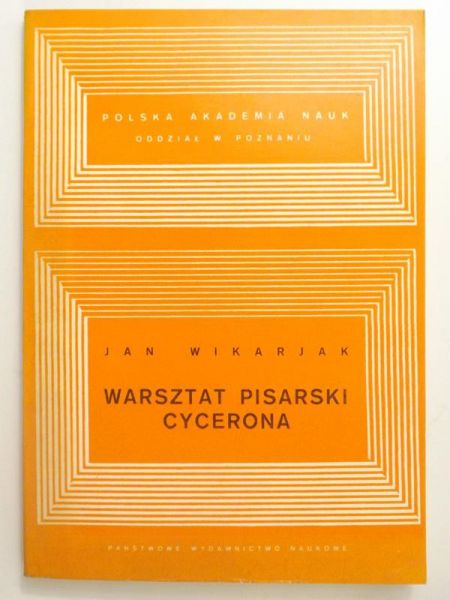Warsztat pisarski Cycerona