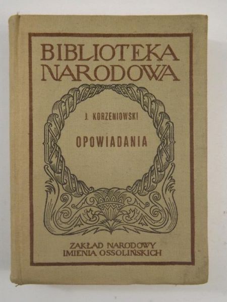 Korzeniowski Józef - Opowiadania, BN