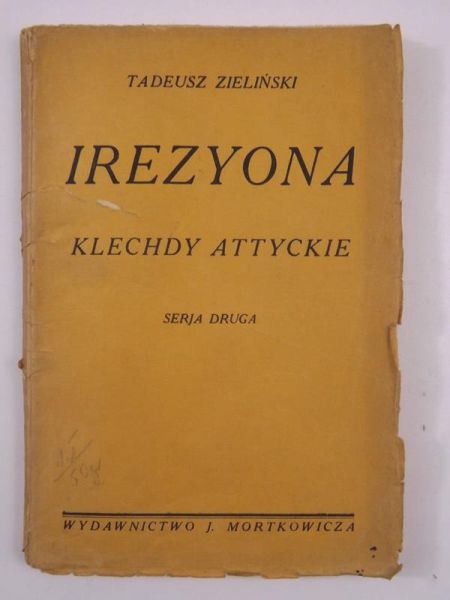 Irezyona:  Klechdy attyckie, 1922 r.