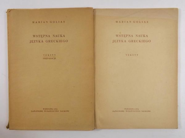 Wstępna nauka języka greckiego. Preparacje i teksty