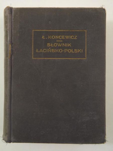 Nowy słownik podręczny łacińsko-polski, 1936 r.